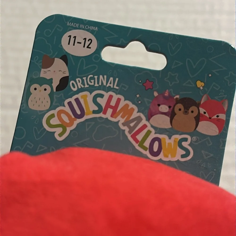 Squishmallow slippers Christmas tree kids size 11/12‎